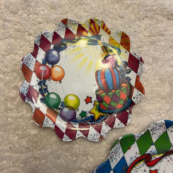 Plastic Celebration Plate & Cup Set - Picture 3 of 5